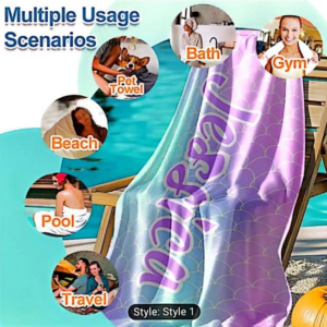 Custom Name Towel
