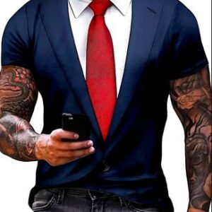 Suit N Tie Print