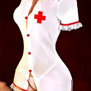 Hot Nurse Roleplay Lingerie Set