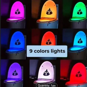 Toilet glow light