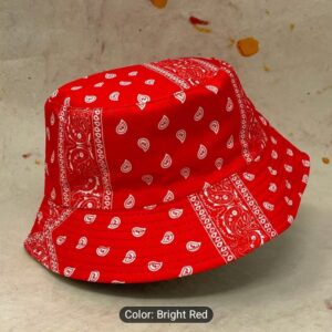 Bandana print vintage hat