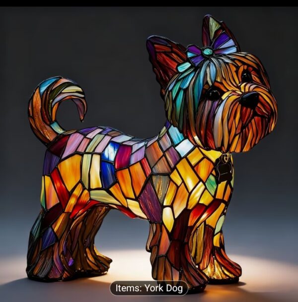 Cute puppy lamp