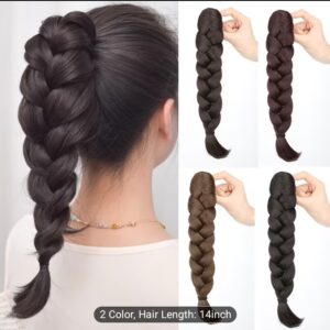 Pony tail extension black and brown