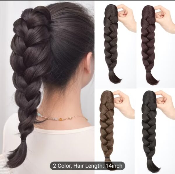 Pony tail extension black and brown
