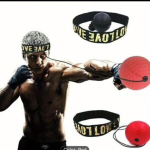 Boxing practice reflex ball, hand eye co ordination, good work out, loose calories in one session.