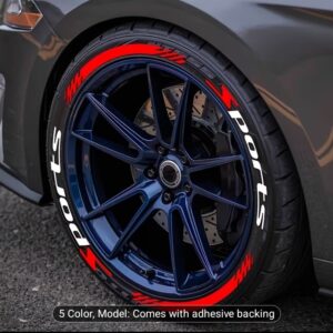 Tire Adhesive Stickers Pack of 8