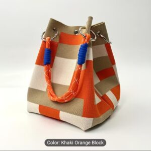 women's vintage multi color retro handbag