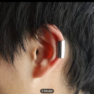 1pc men's long tube ear clip