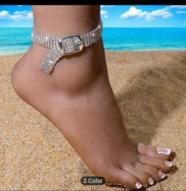 Buckle design anklet chain