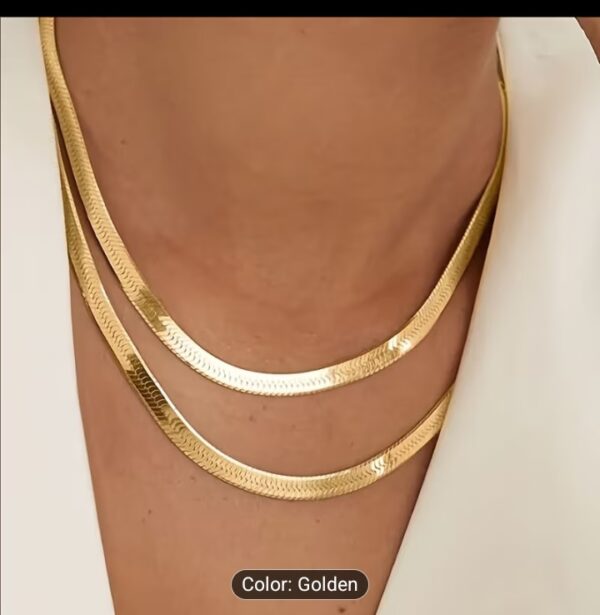 Elegant Double snake chain