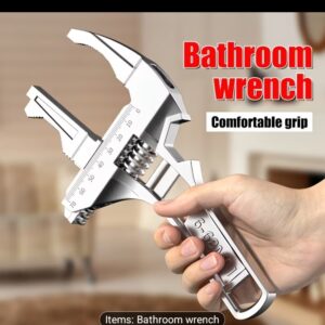 Heavy duty adjustable wrench