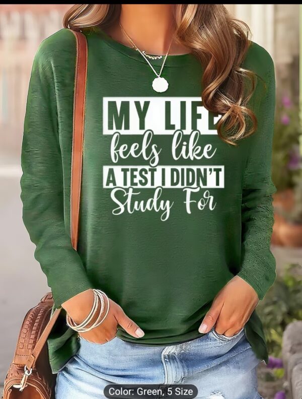 My life a test women's t shirt