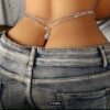 Rhinestone belly chain crystal