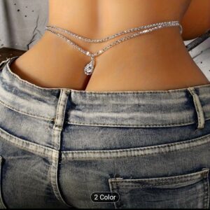 Rhinestone belly chain crystal
