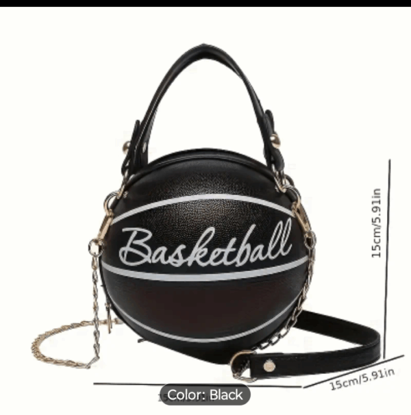 Basketball hand bag purse one shoulder crossbody