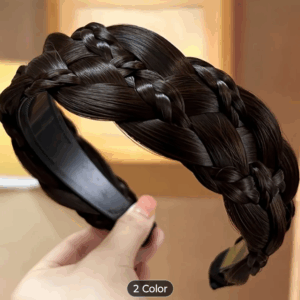 Bohemian 6 strand synthetic hair wig like twist braid deadlock texture, hair band