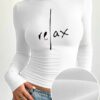 Women's relax print top