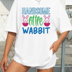 handsome wabbit women's t shirt
