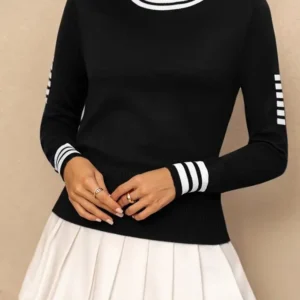 Ladies Crew neck top Cotton poly