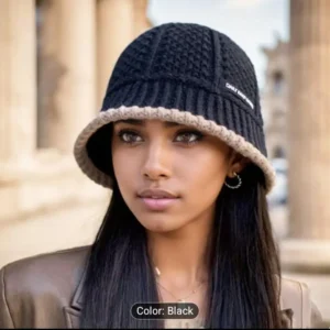 Cozy wool bucket hat suitable fall winter stylish