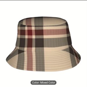 vintage plaid bucket hat
