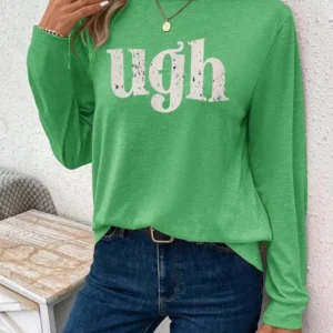 Ugh Sweatshirt, Sarcastic, Unisex Crewneck Sweatshirt, Funny, Cute, Novelty shirt, Gift for Her