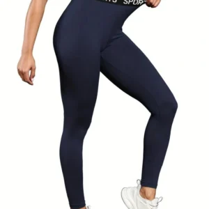 Womens Sport Wide Waistband Sports Leggings