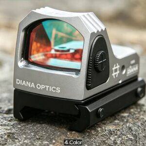 Red dot sight, 3 way adjustment. High Precision for gun