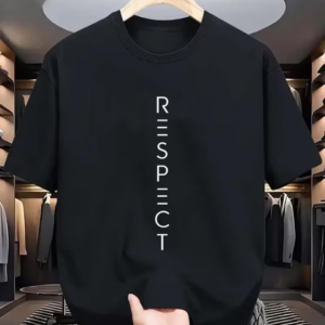 Respect print tee