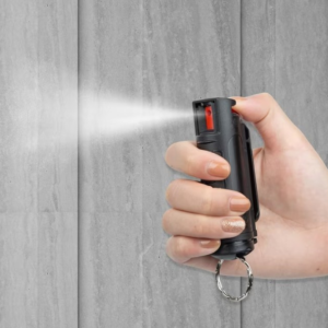 Pepper spray keychain.